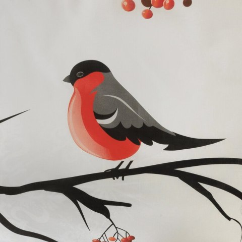 KOMPLET POŚCIELI ŚWIATECZNEJ BERRY 140 X 200 CM BIAŁY