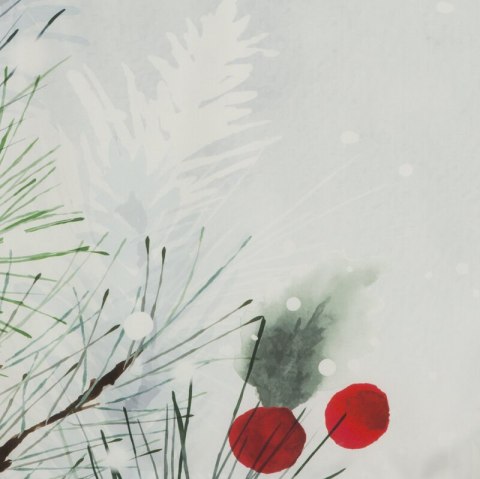 KOMPLET POŚCIELI ŚWIATECZNEJ ROBIN 160 X 200 CM JASNOSZARY