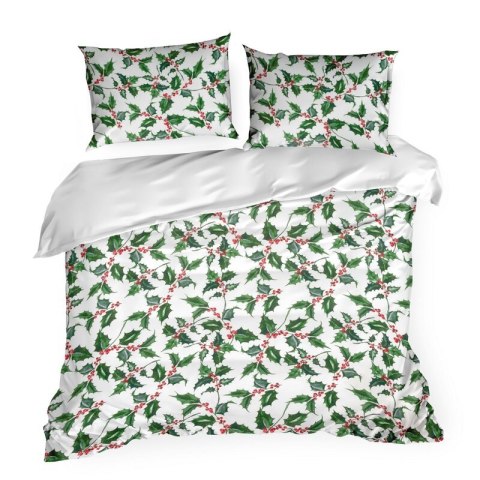 KOMPLET POŚCIELI ŚWIATECZNEJ TORI 220 X 200 CM BIAŁY