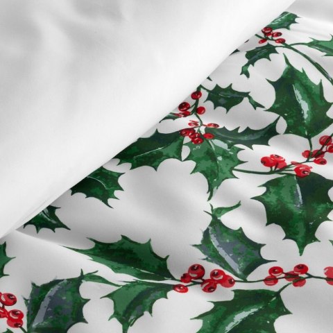 KOMPLET POŚCIELI ŚWIATECZNEJ TORI 220 X 200 CM BIAŁY