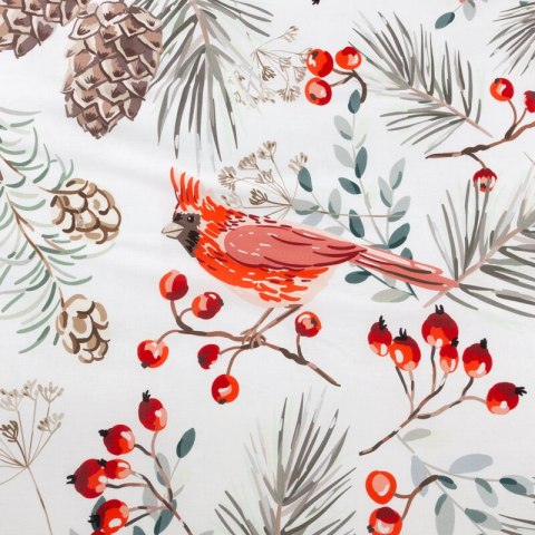 KOMPLET POŚCIELI ŚWIATECZNEJ WILLOW 160 X 200 CM BIAŁY