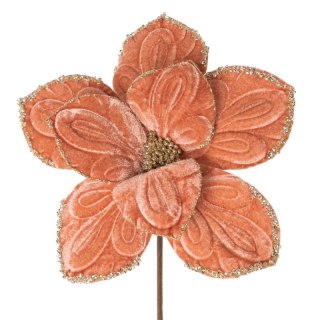 KWIAT ŚWIĄTECZNY DEKORACYJNY 209 O 24 CM PUDROWY RÓŻ