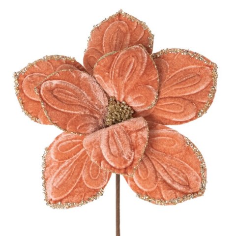 KWIAT ŚWIĄTECZNY DEKORACYJNY 209 O 24 CM PUDROWY RÓŻ