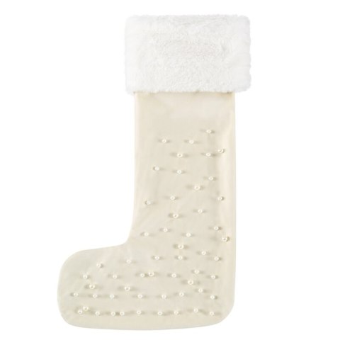 OZDOBA PERŁA 25 CM KREMOWY