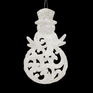 OZDOBA ŚWIĄTECZNA PL 59 12 X 7 CM SREBRNY