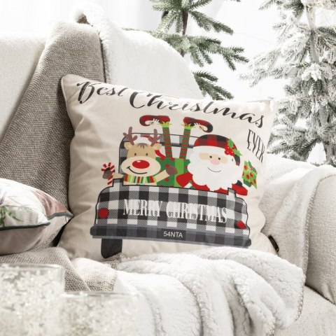 POSZEWKA ŚWIATECZNA 127 45 X 45 CM CZERWONY