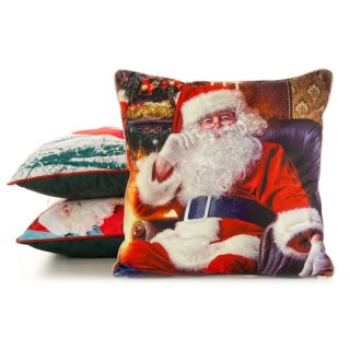 POSZEWKA ŚWIATECZNA 131 45 X 45 CM CZERWONY