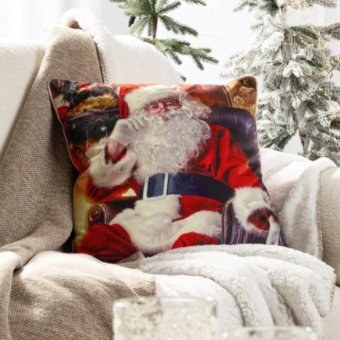 POSZEWKA ŚWIATECZNA 131 45 X 45 CM CZERWONY