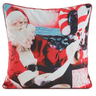 POSZEWKA ŚWIATECZNA 132 45 X 45 CM CZERWONY