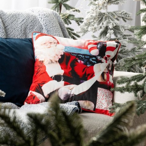 POSZEWKA ŚWIATECZNA 132 45 X 45 CM CZERWONY