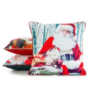 POSZEWKA ŚWIATECZNA 133 45 X 45 CM CZERWONY