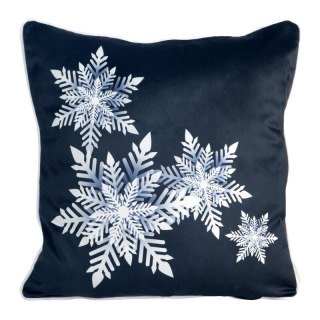 POSZEWKA ŚWIATECZNA CAROL02 60 X 60 CM GRANATOWY