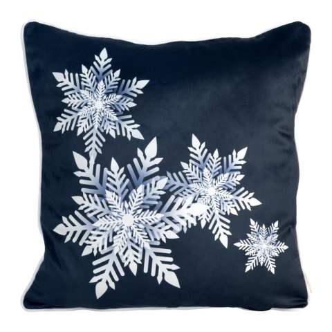 POSZEWKA ŚWIATECZNA CAROL02 60 X 60 CM GRANATOWY