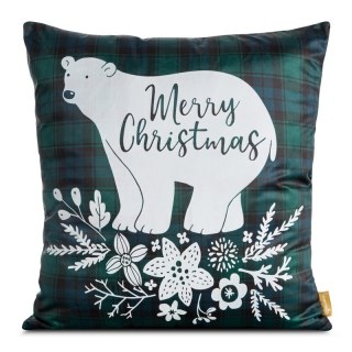 POSZEWKA ŚWIATECZNA CHERRY05 60 X 60 CM ZIELONY