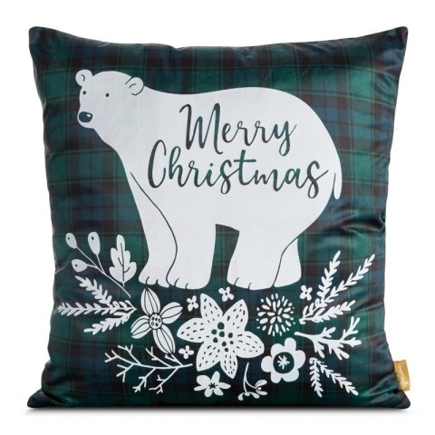 POSZEWKA ŚWIATECZNA CHERRY05 60 X 60 CM ZIELONY