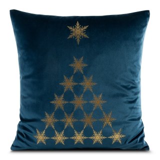 POSZEWKA ŚWIATECZNA JOY2B 45 X 45 CM GRANATOWY