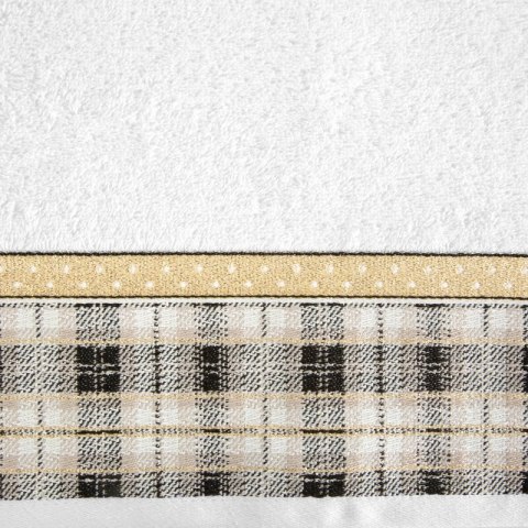 RĘCZNIK ŚWIATECZNY ANGEL02B 70 X 140 CM BIAŁY