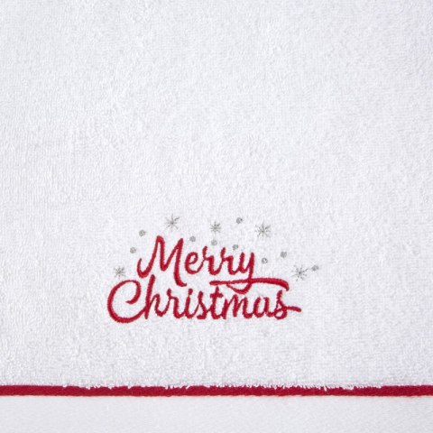 RĘCZNIK ŚWIATECZNY GERDA3 70 X 140 CM BIAŁY