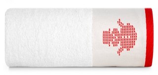 RĘCZNIK ŚWIATECZNY NOEL01 50 X 90 CM BIAŁY