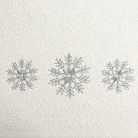 RĘCZNIK ŚWIATECZNY SANTA12 KREMOWY