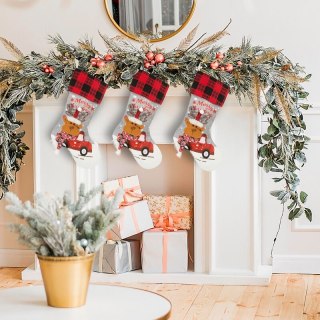 ŚWIĄTECZNA OZDOBA RENNE 50 CM JASNOSZARY