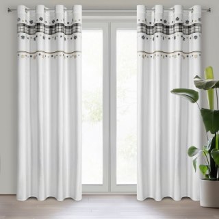 ZASŁONA ŚWIATECZNA ANGEL03 140 X 250 CM BIAŁY