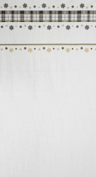 ZASŁONA ŚWIATECZNA ANGEL03 140 X 250 CM BIAŁY