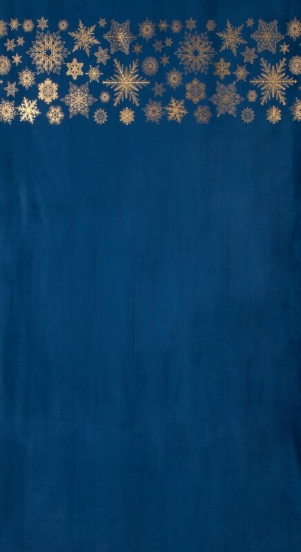 ZASŁONA ŚWIATECZNA ASTRA 140 X 250 CM GRANATOWY