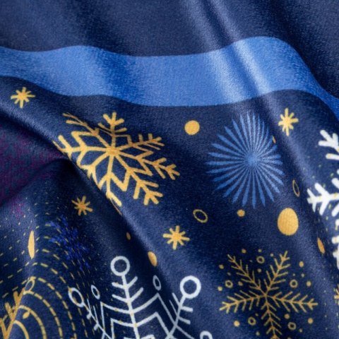 ZASŁONA ŚWIATECZNA CAROL02 140 X 250 CM GRANATOWY