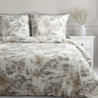 KOMPLET POŚCIELI BAWEŁNIANEJ LAYLA 160 X 200 CM BIAŁY