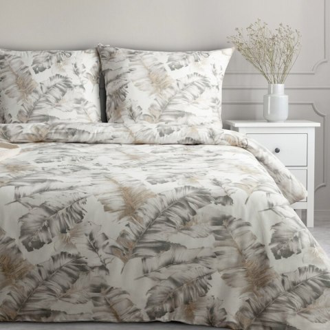 KOMPLET POŚCIELI BAWEŁNIANEJ LAYLA 160 X 200 CM BIAŁY