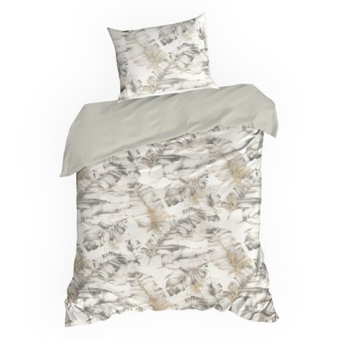 KOMPLET POŚCIELI BAWEŁNIANEJ LAYLA 160 X 200 CM BIAŁY
