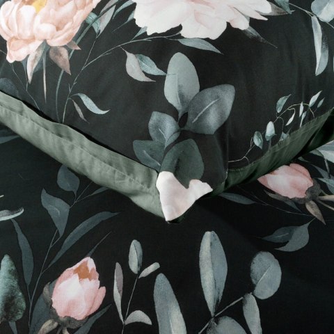 KOMPLET POŚCIELI BAWEŁNIANEJ ROSITA1 160 X 200 CM CZARNY