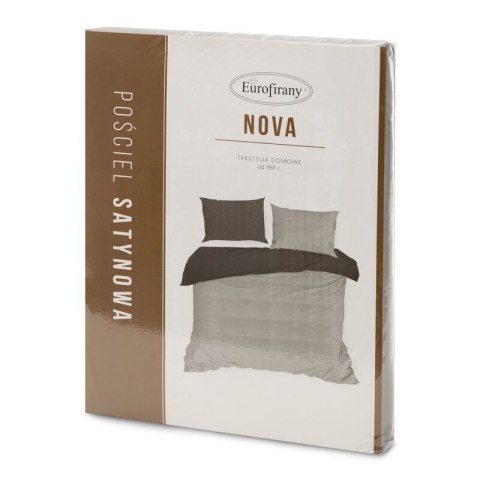 KOMPLET POŚCIELI NOVA3 180 X 200 CM JASNOSZARY