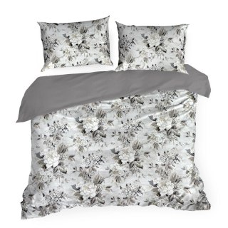 KOMPLET POŚCIELI SATYNOWEJ SPRING 62 160 X 200 CM SREBRNY