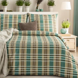 KOMPLET POŚCIELI SATYNOWEJ SPRING 65 160 X 200 CM JASNOBRĄZOWY