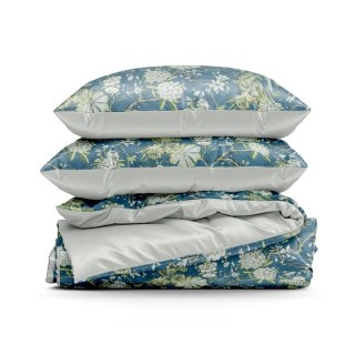 KOMPLET POŚCIELI SATYNOWEJ SPRING 68 160 X 200 CM NIEBIESKI