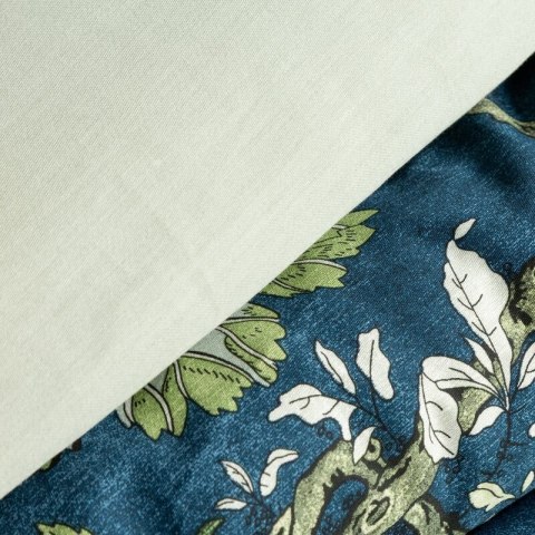 KOMPLET POŚCIELI SATYNOWEJ SPRING 68 160 X 200 CM NIEBIESKI