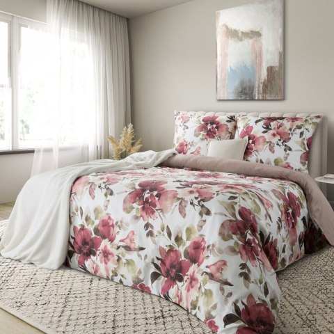 KOMPLET POŚCIELI SATYNOWEJ SPRING 74 160 X 200 CM BIAŁY