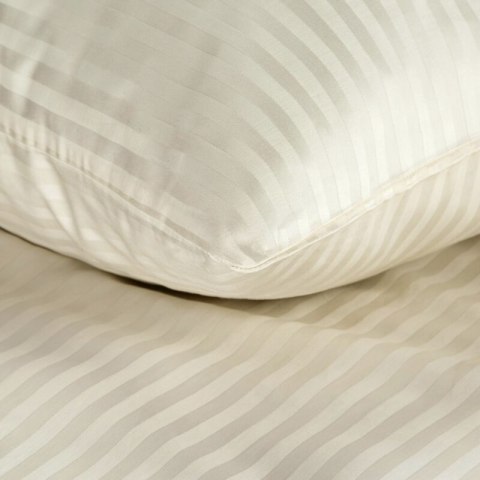 KOMPLET POŚCIELI SATYNOWEJ VERA 140 X 200 CM KREMOWY