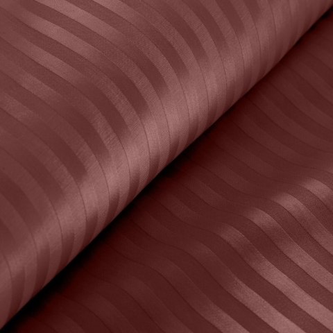 KOMPLET POŚCIELI SATYNOWEJ VERA 160 X 200 CM BURGUNDOWY