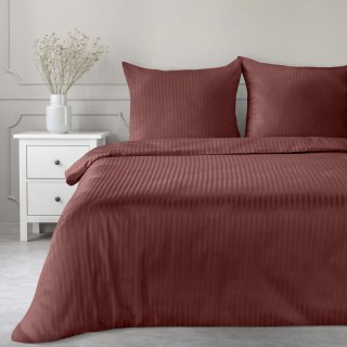 KOMPLET POŚCIELI SATYNOWEJ VERA 220 X 200 CM BURGUNDOWY