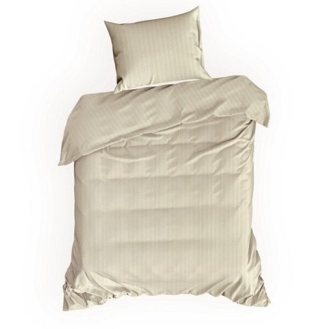 KOMPLET POŚCIELI SATYNOWEJ VERA 220 X 200 CM KREMOWY