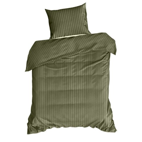 KOMPLET POŚCIELI SATYNOWEJ VERA 220 X 200 CM OLIWKOWY