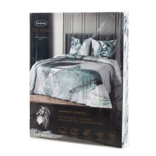 POŚCIEL ARTIST 160 X 200 CM JASNOSZARY