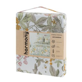 Komplet pościeli bawełnianej z nadrukiem 160X200 70X80/X2