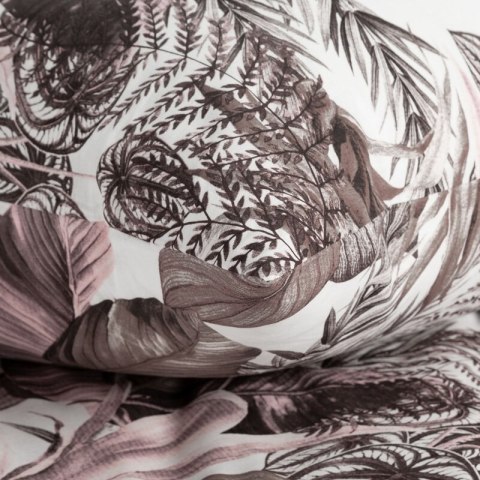 KOMPLET POŚCIELI BAWEŁNIANEJ DAVOS 140 X 200 CM FIOLETOWY