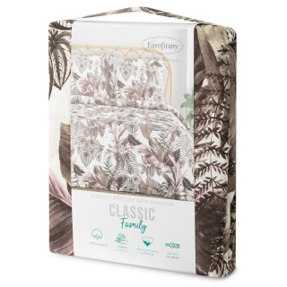 KOMPLET POŚCIELI BAWEŁNIANEJ DAVOS 160 X 200 CM FIOLETOWY