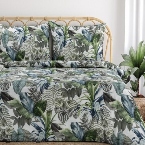 KOMPLET POŚCIELI BAWEŁNIANEJ DAVOS 160 X 200 CM ZIELONY