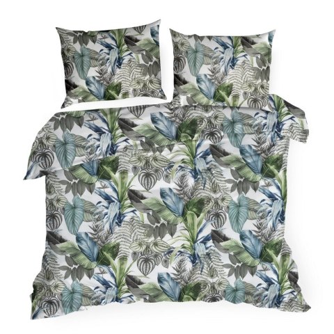 KOMPLET POŚCIELI BAWEŁNIANEJ DAVOS 160 X 200 CM ZIELONY